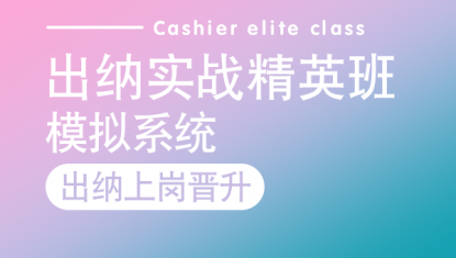 出纳实战精英班系统（6个月）