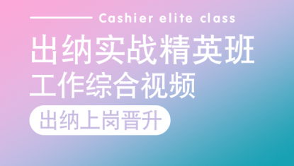出纳实战精英班—工作综合视频（6个月）