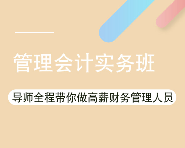 管理会计实务课程(视频)