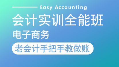 会计实训全能班—系统（电子商务）